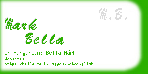 mark bella business card