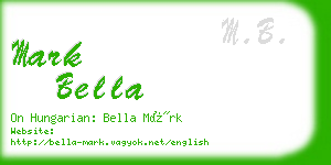 mark bella business card